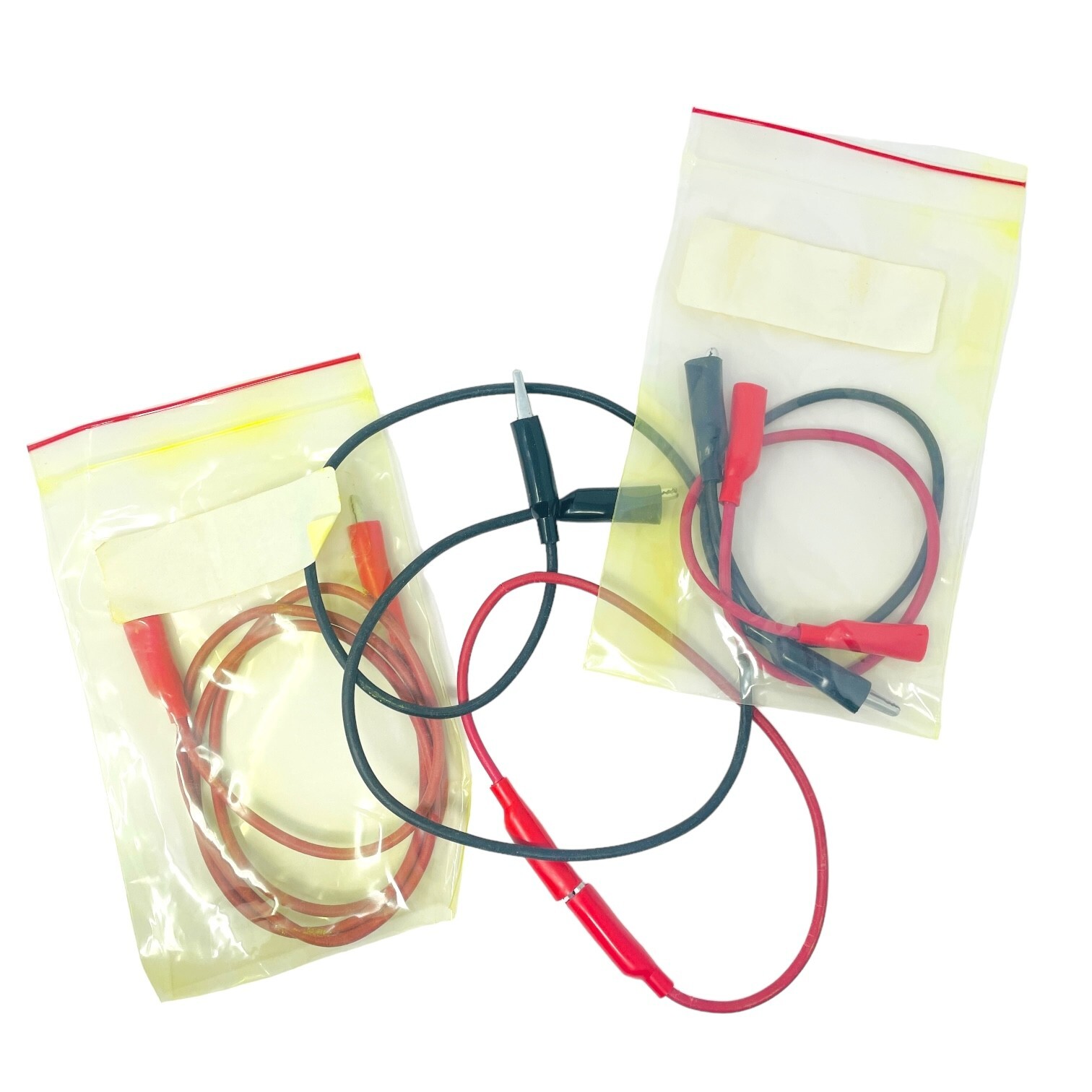 5 pcs Alligator Probe Test Lead Clip Probe Cable for Multimeter