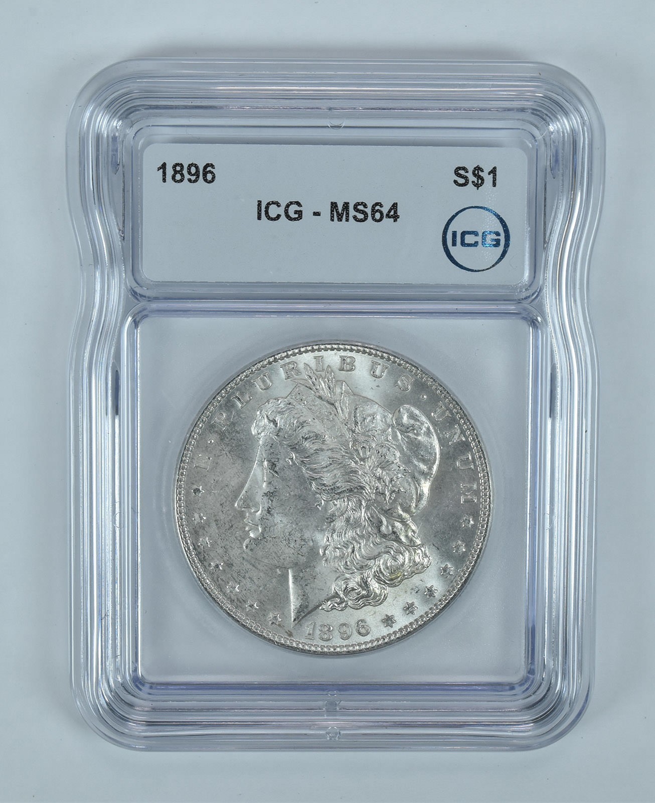 1896 Morgan Silver Dollar MS64 ICG