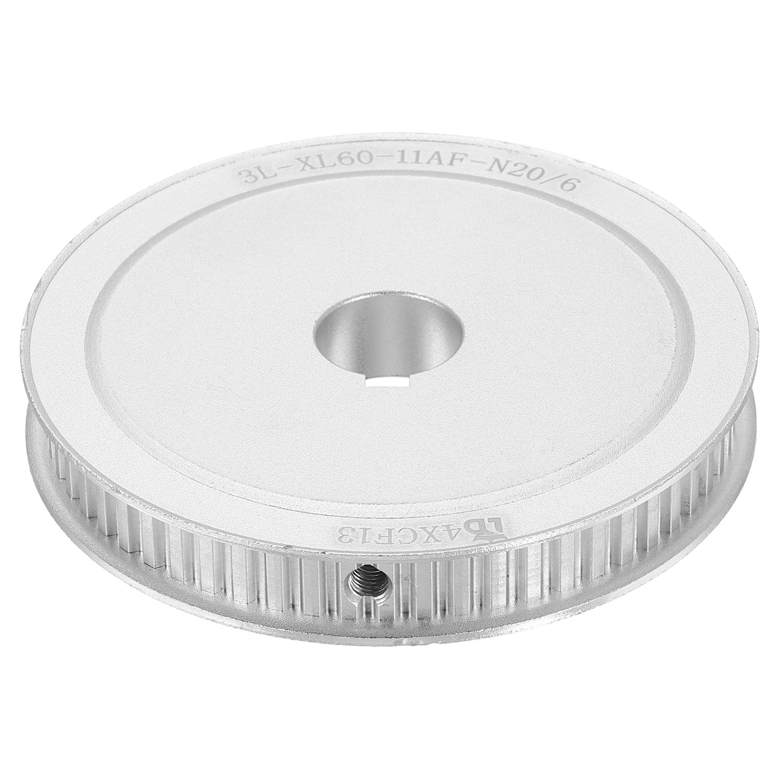 XL Timing Pulley P60XL037-B20, 20/6x2.8mm Bore Timing Belt Pulley