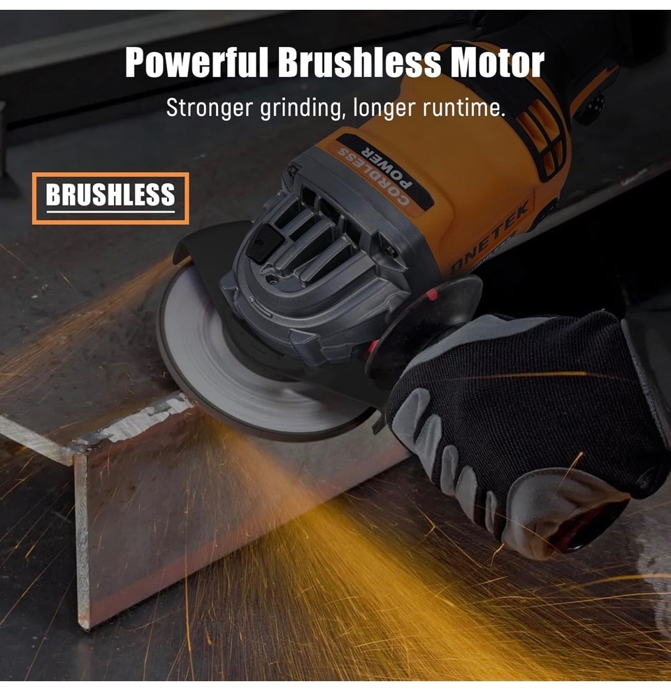 Onetek Cordless Angle Grinder Tool