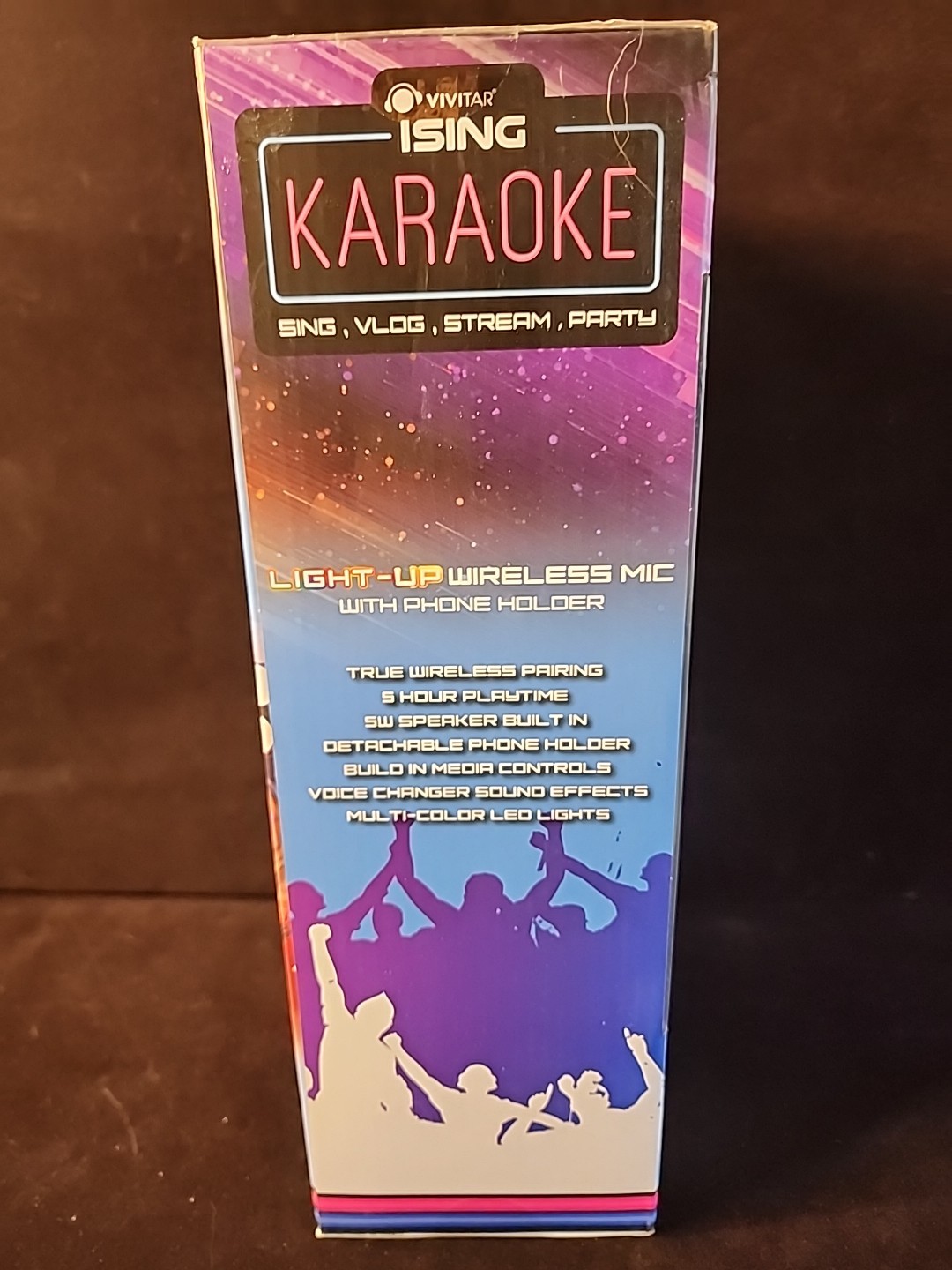 Ising Light-Up Bluetooth Karaoke Microphone New In Box