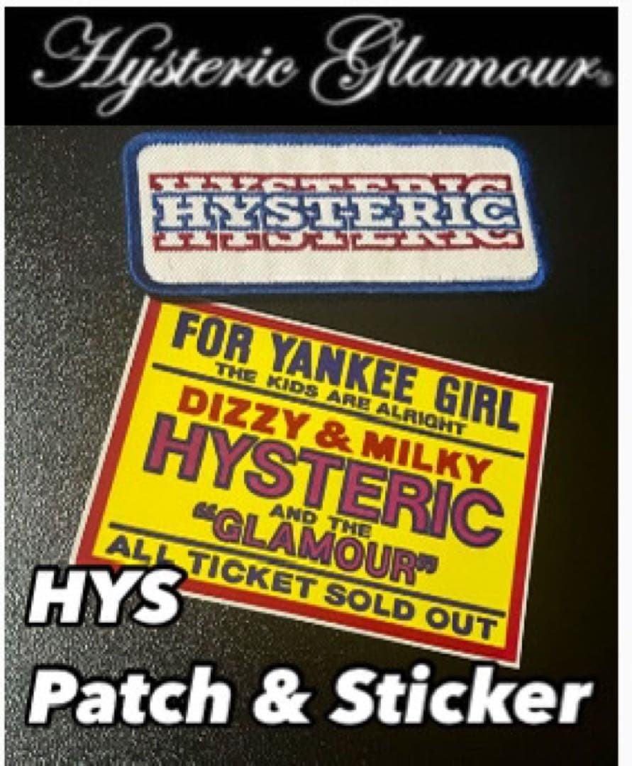 Hysteric Glamour Patch & Sticker HGP-04