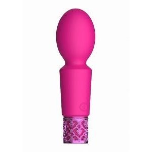 ROYAL GEMS BRILLIANT PINK RECHARGEABLE SILICONE BULLET