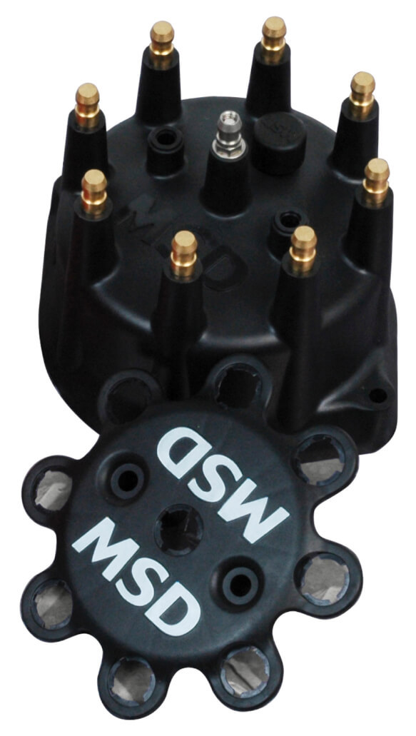 MSD 84313 Black Distributor Cap For MSD 8570, 8545, 8546 Pro Billet Distributors