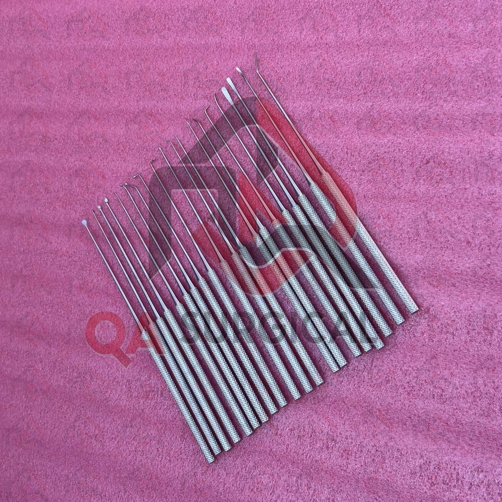 New Micro Dissector Expanded 20 PCs Set, Neurosurgery Set