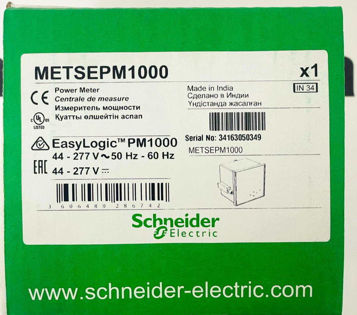 SCHNEIDER ELECTRIC METSEPM1000 Power Meter