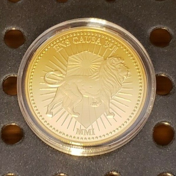 World of John Wick Ballerina Coin Capsule Case Cosplay Replica Movie Prop Metal
