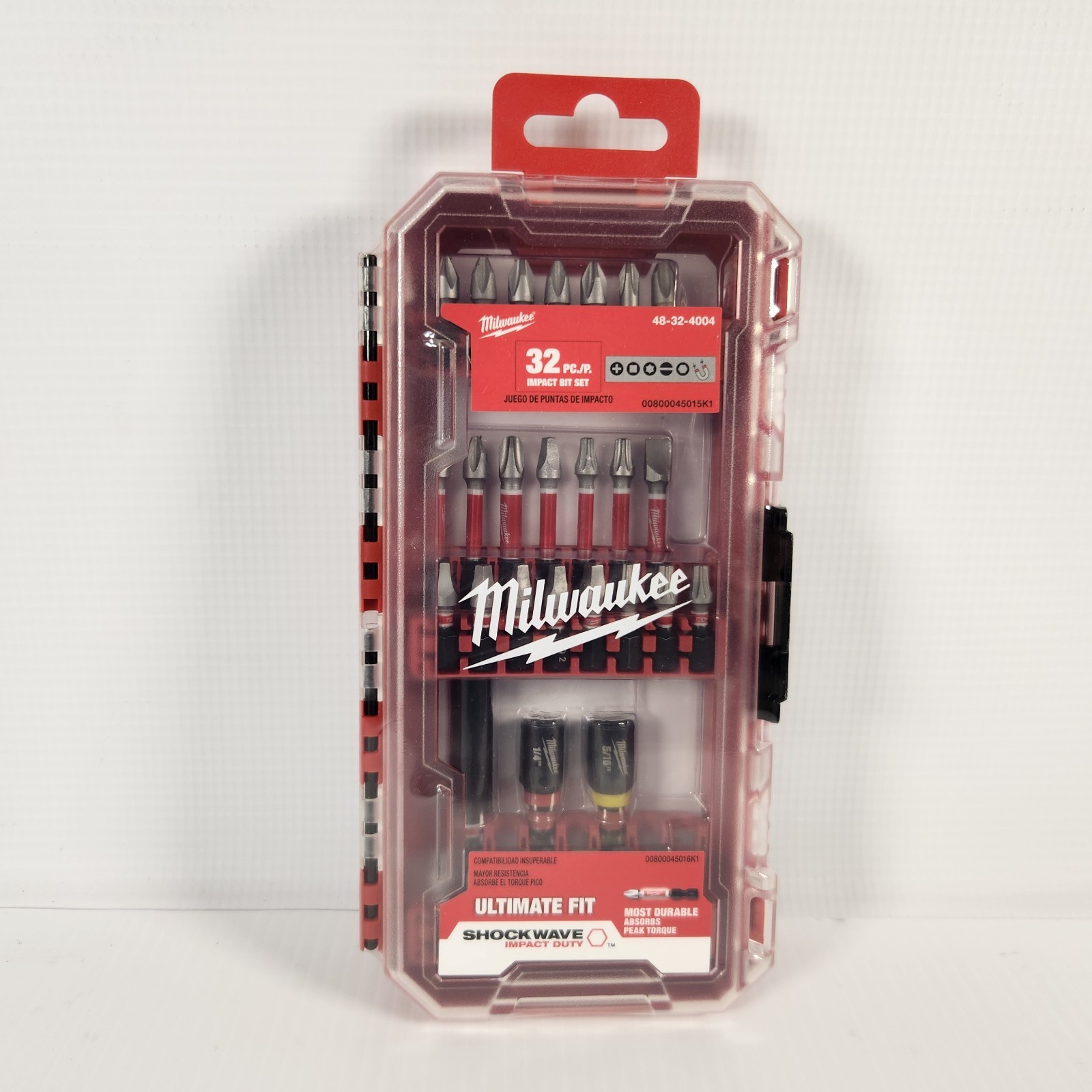 Milwaukee SHOCKWAVE 48-32-4004 32-Pc Impact Driver Bit Set New Sealed
