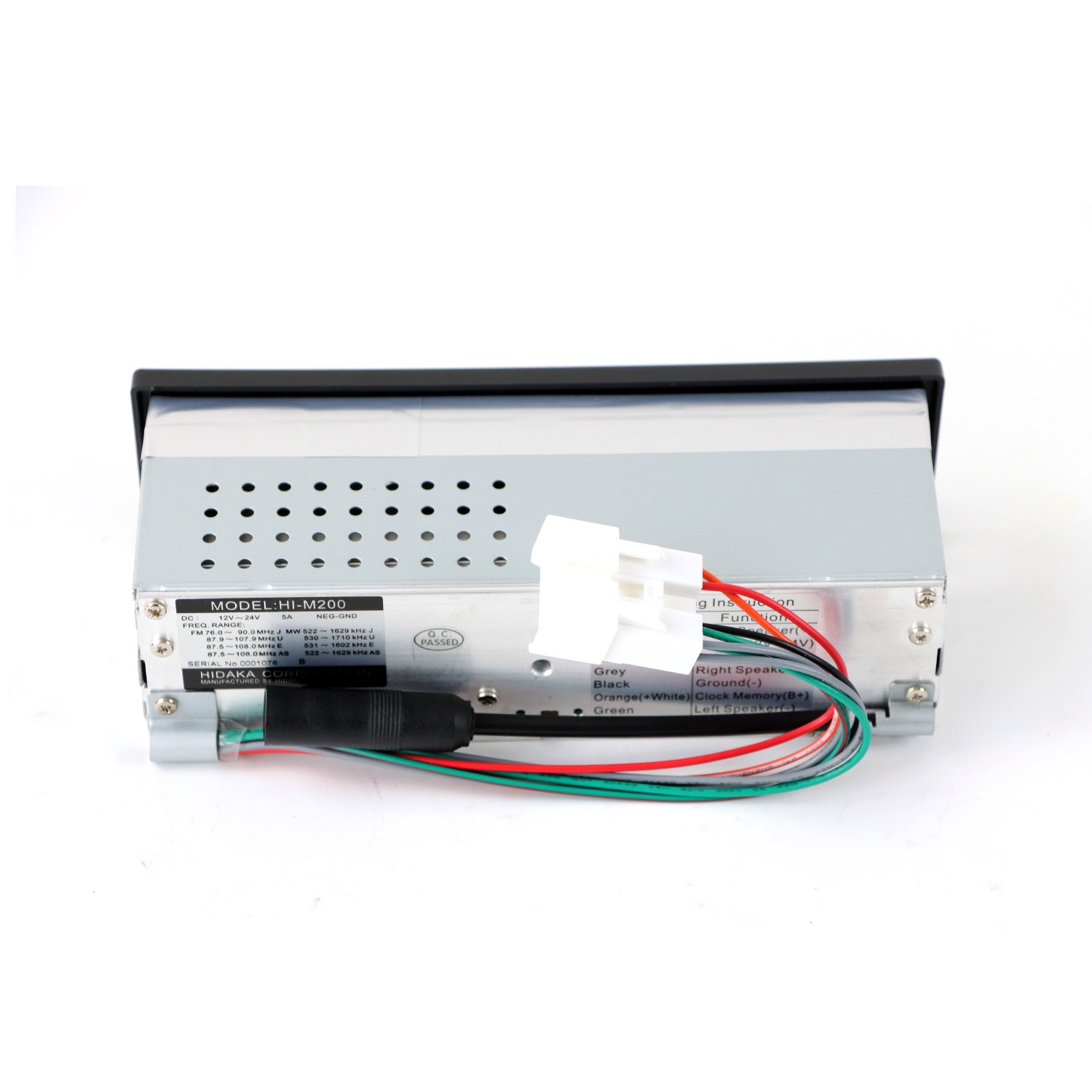 Player Radio MP3 Car Hitachi AM for Excavator w/ M200 24V Truck Bluetooth USB FM