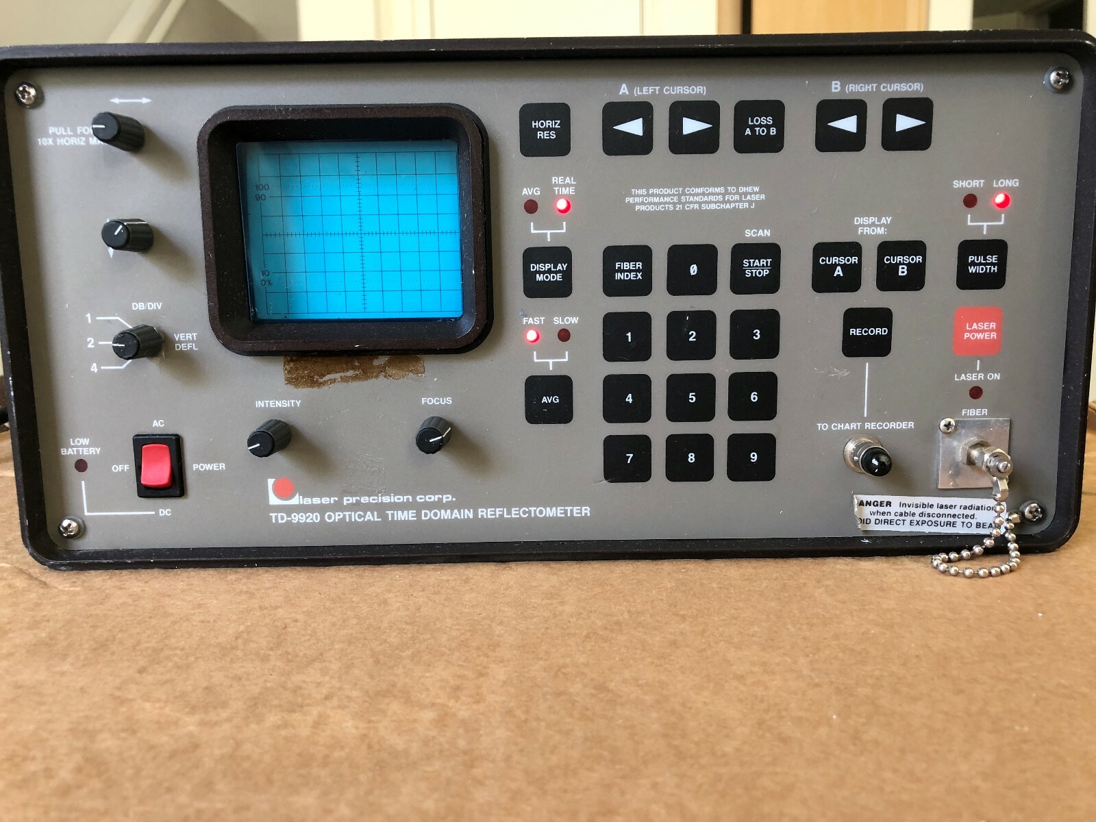 Laser Precision TD-9920 Optical Time Domain Reflectometer