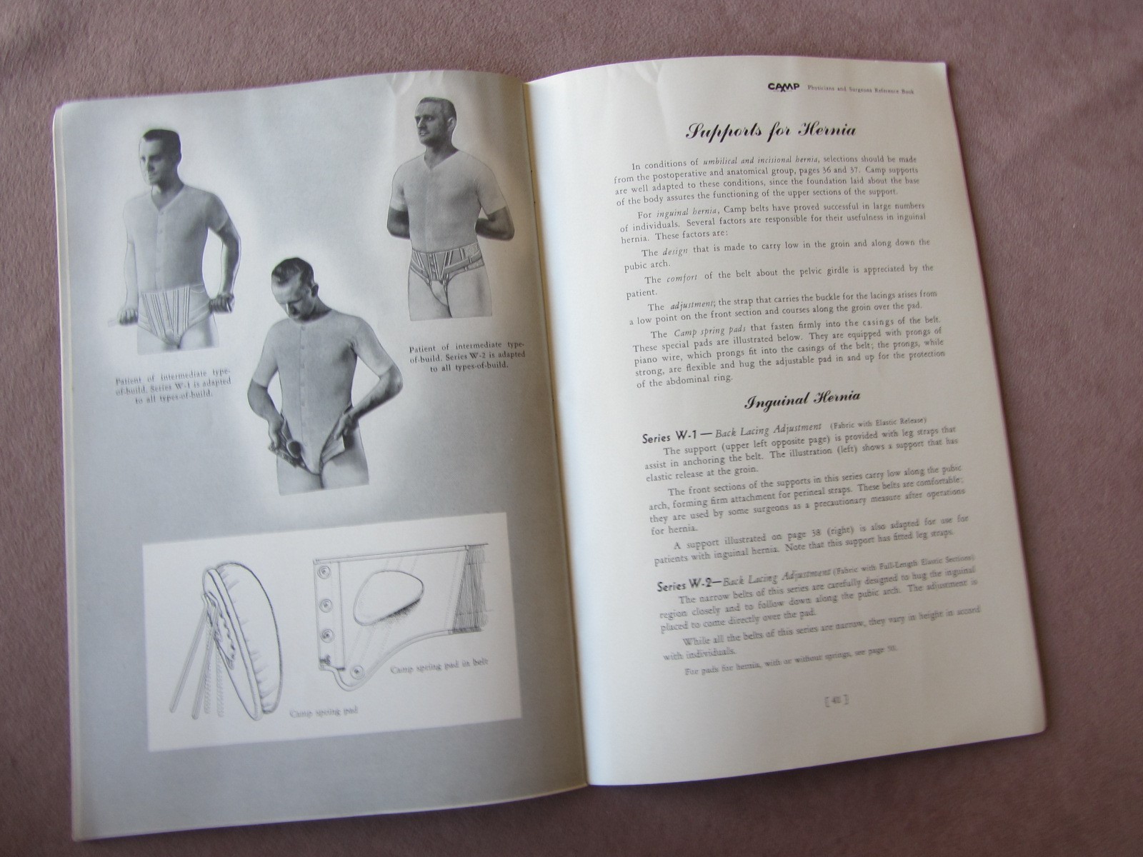1948 Physicians + Surgeons Reference Book *Prescribing CAMP Anatomical Supports