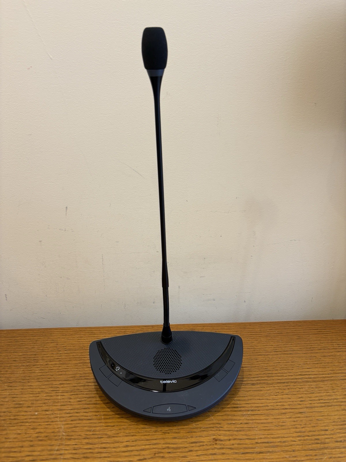 Televic Confidea T-DD Delegation Unit Room Speaker w/ Mic - Tested - FREE SHIP
