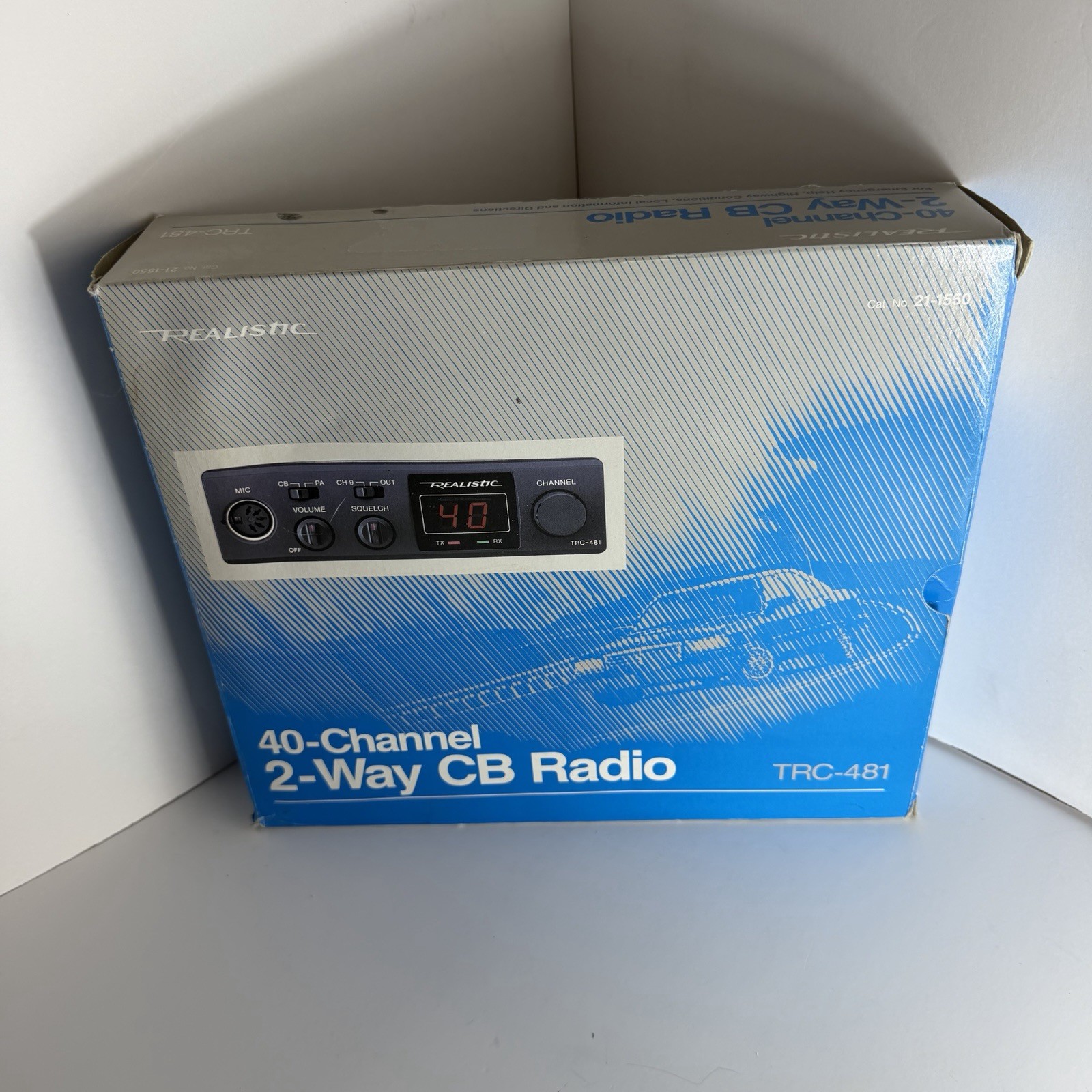Radio Shack CB 40 Channel Radio Realistic with Mic TRC-481 Original Box NEW