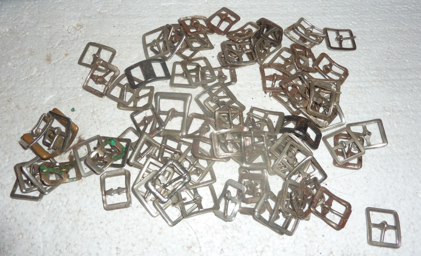 Lot of 89 Replacement Horse Tack Bridle 1" Buckles  S-41