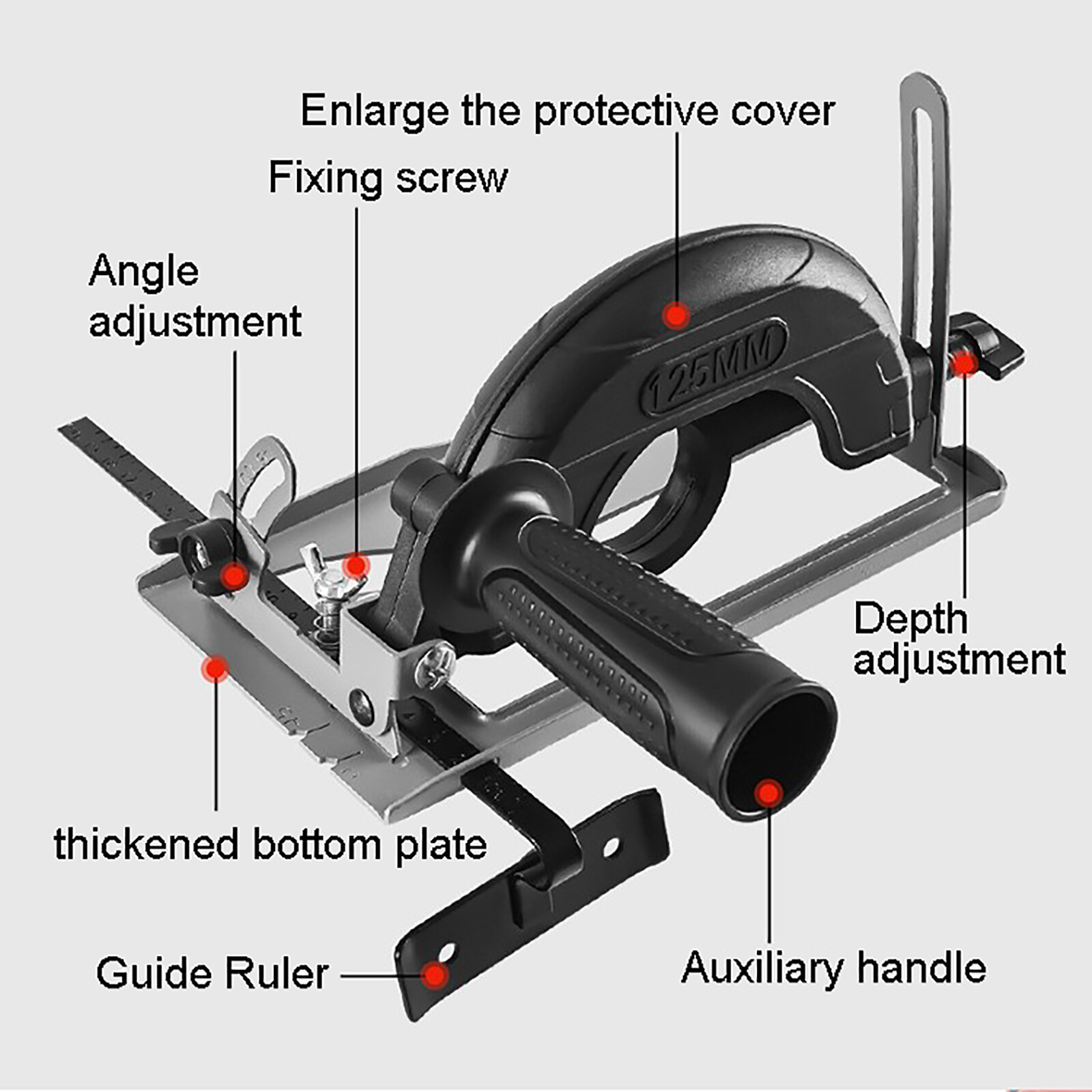 Hand Angle Grinder Converter To Cutter Machine Refit Bracket
