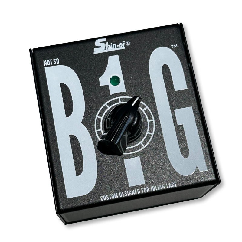 Shin-ei NOT SO B1G Preamp Gain Booster - Julian Lage Touring Model.