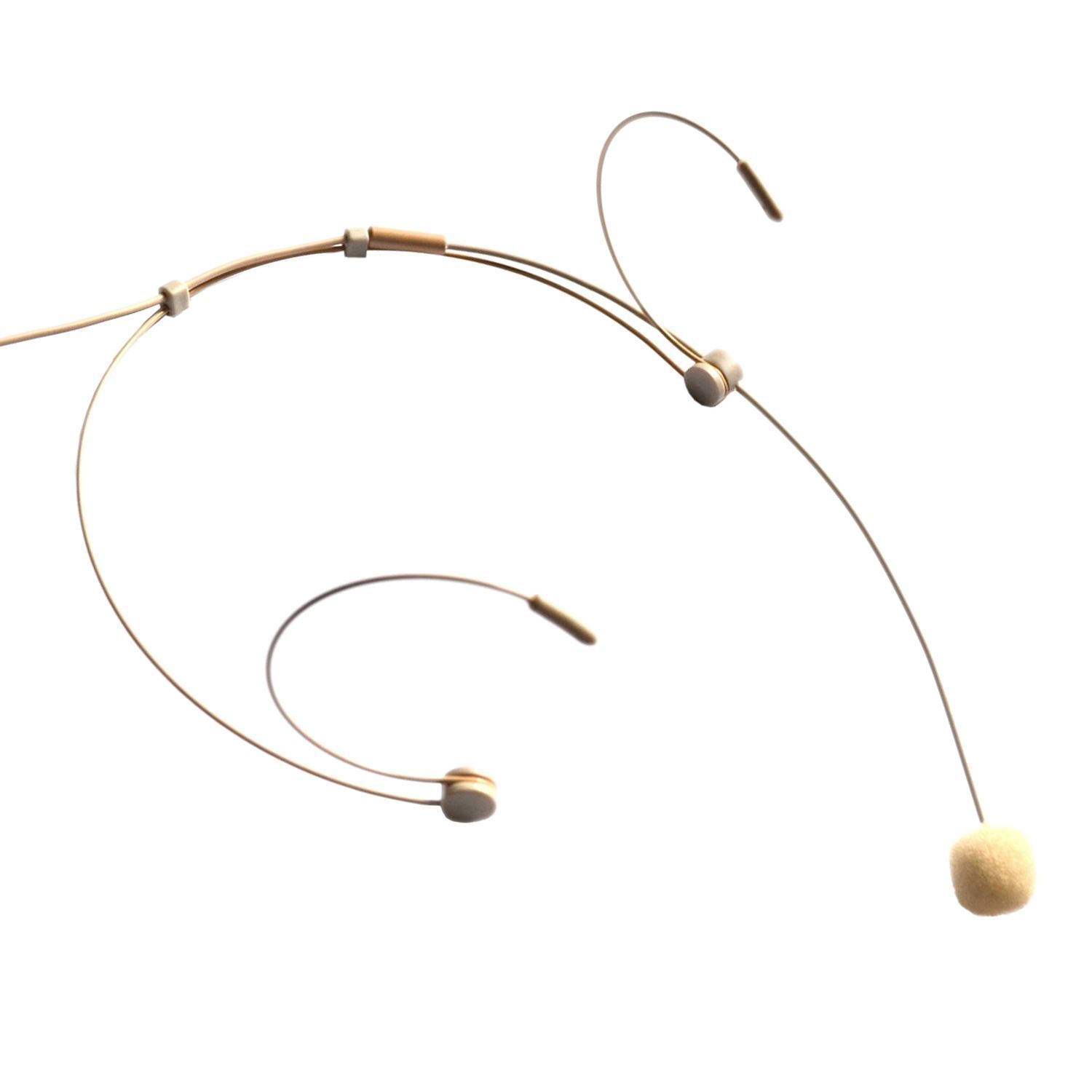 Beige Headset Microphone fits Sennheiser Pro Audio Bodypack Transmitter