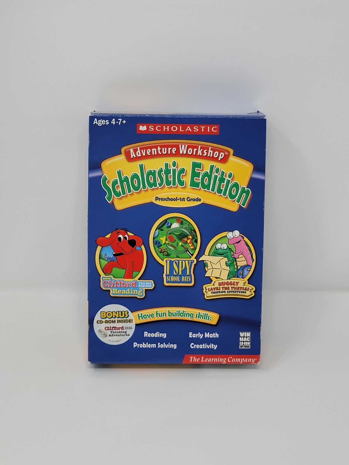 Adventure Workshop: Scholastic Edition Preschool-1st Grade 3 CD-ROM Sealed Games