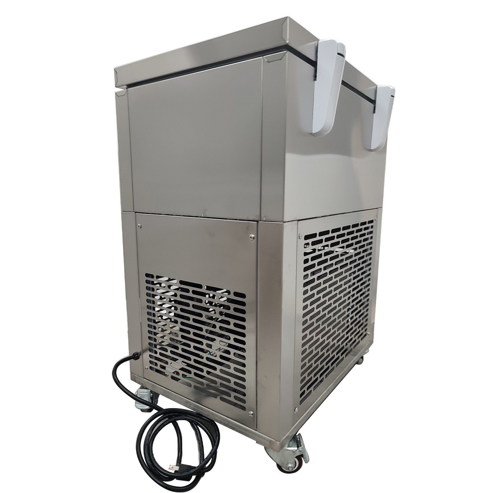110V Snow Ice Machine Cylindrical Ice Block Making Machine Automatic 6 Buckets I