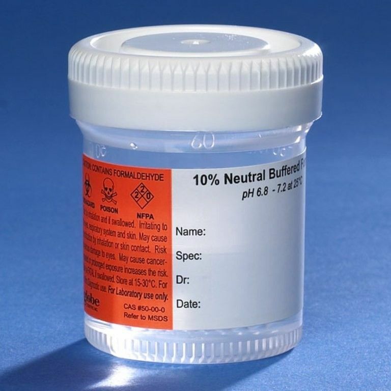 Formalin Filled Container Tissue Biopsy Samples 15 ml 10 Count Pet Livestock