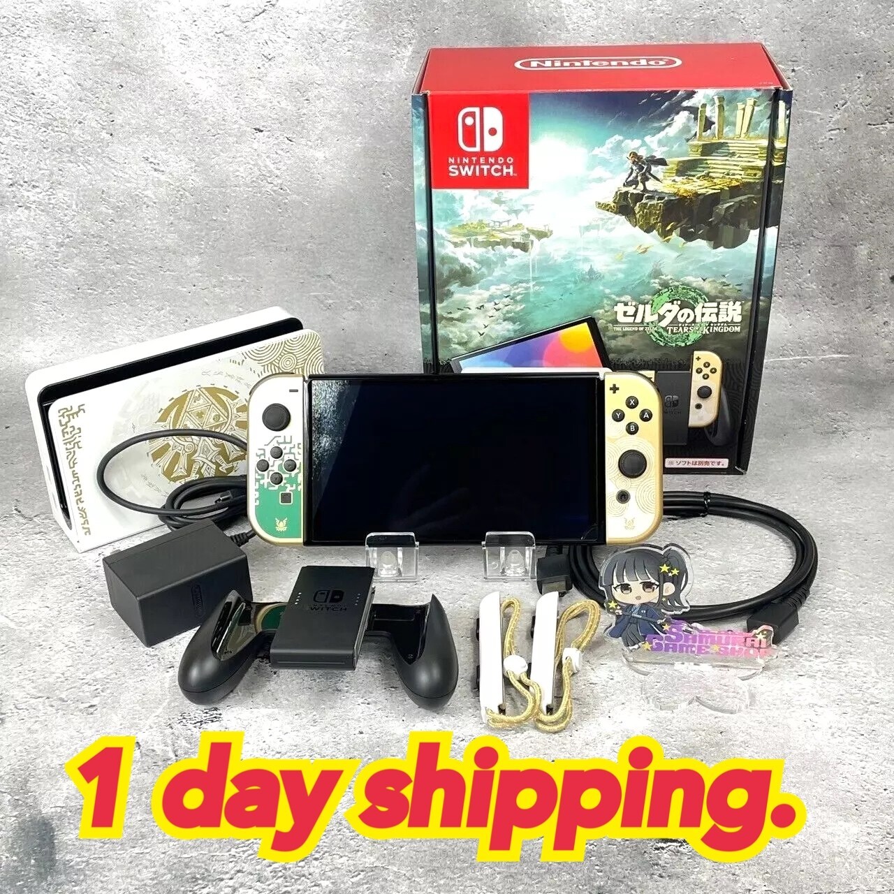 Nintendo Switch OLED Console The Legend of Zelda Tears of the Kingdom Excellent