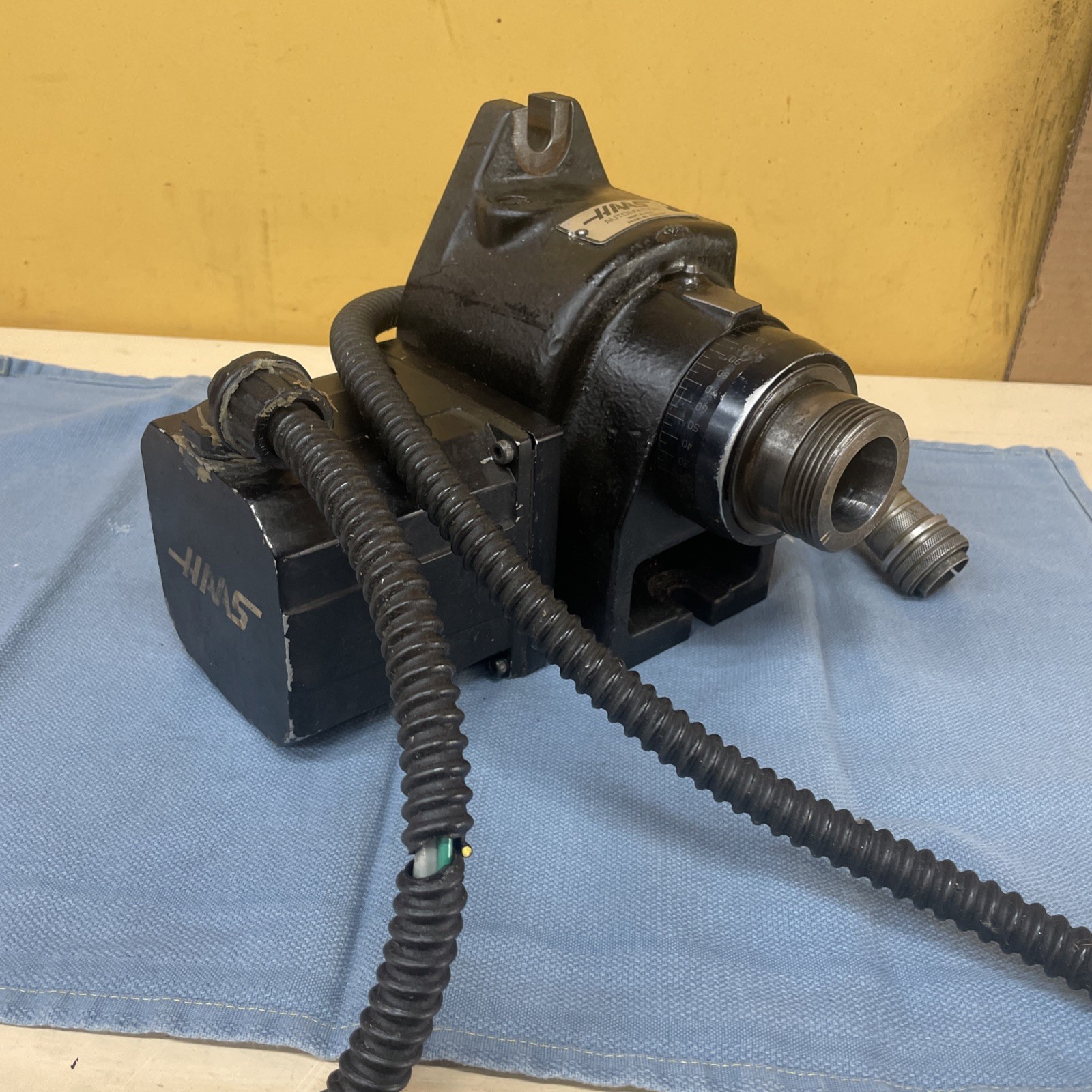 HAAS Model 5C Rotary Indexer Horizontal/Vertical Rotary Spindle 7 Pin Tested (1)