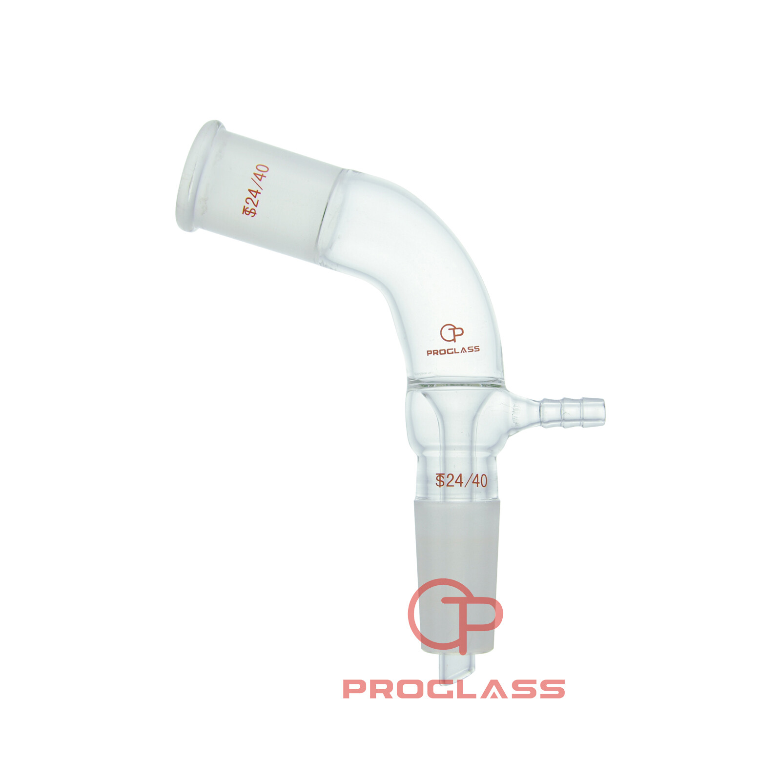 Laboratory Glass Adapters Vacuum Take-Off  105°