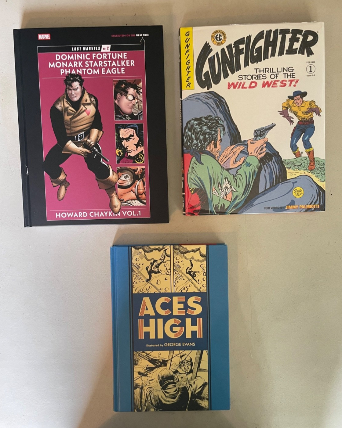 Lost Marvels -Howard Chaykin, Gunfighter(EC), Aces High(EC)