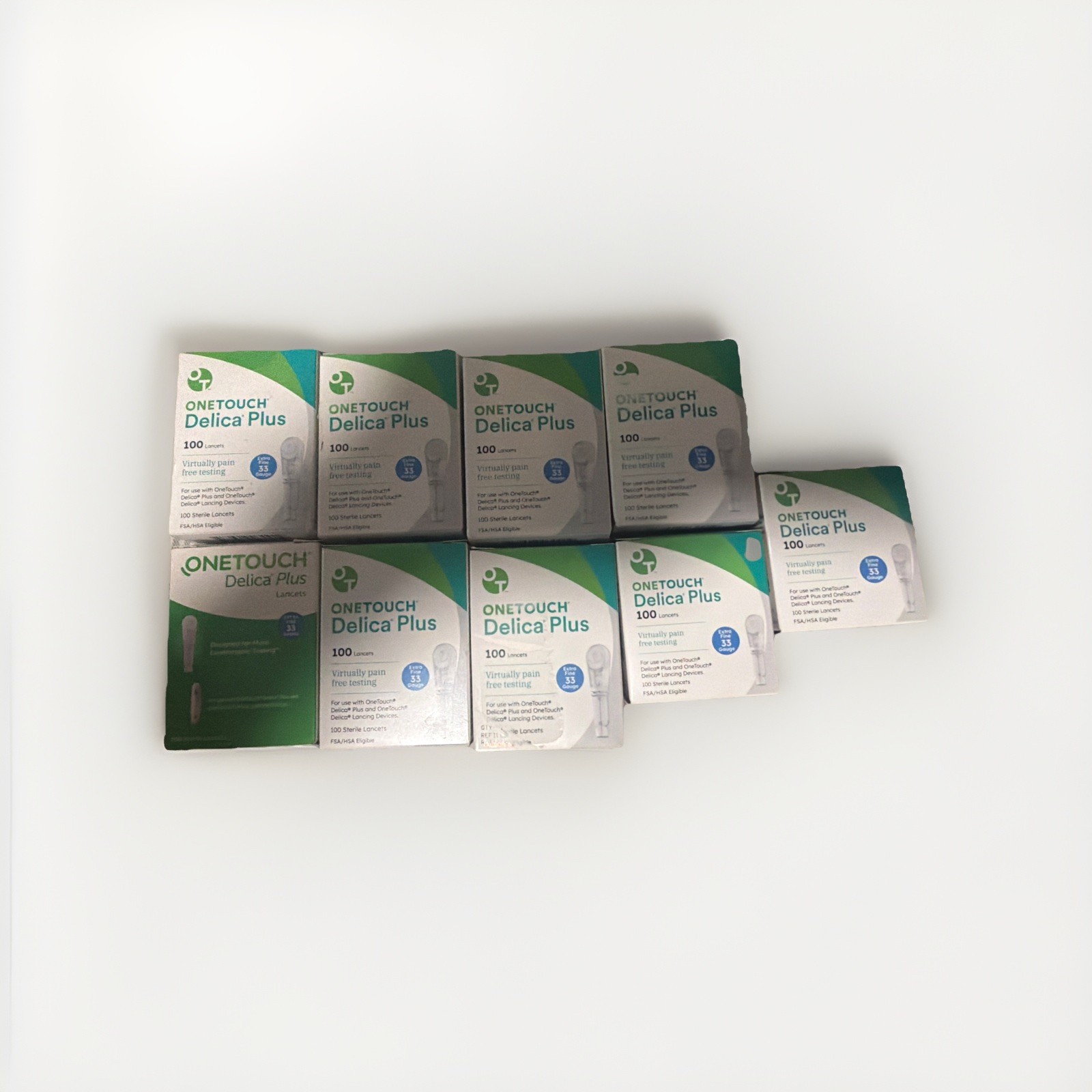 One-Touch Delica Plus Lancets, 33 Gauge, 100 Count