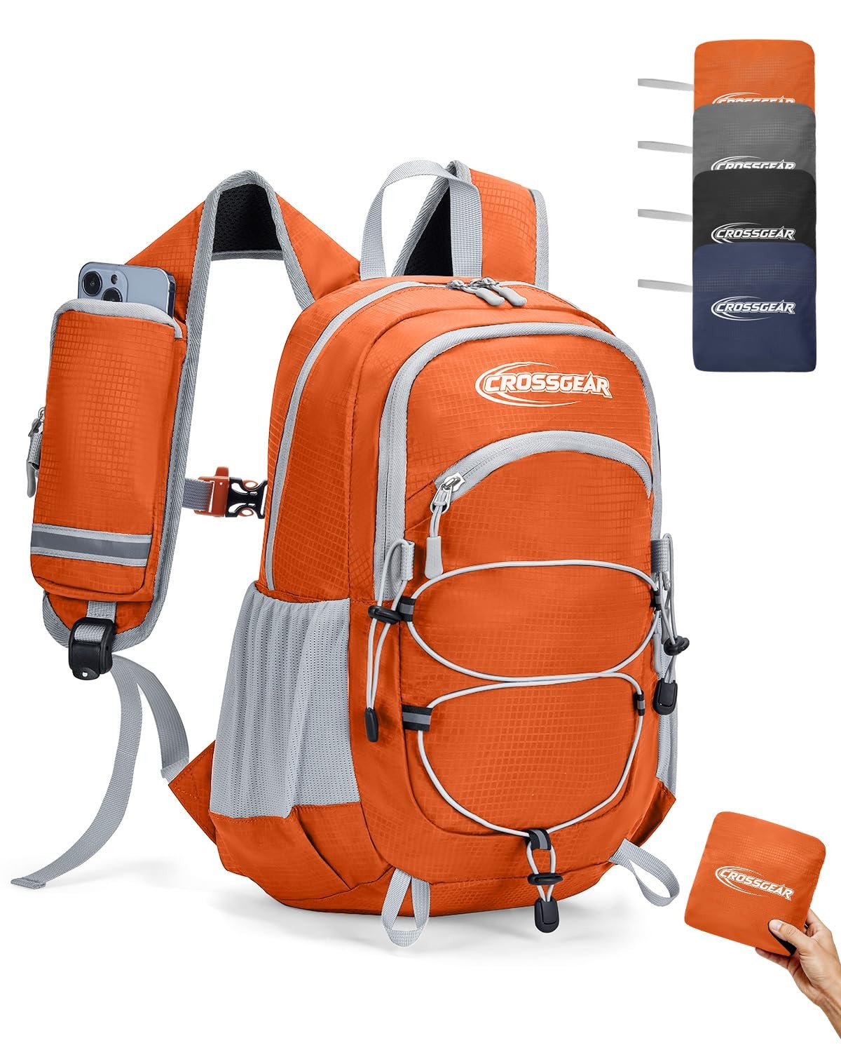 CROSSGEAR 24L Orange Backpack Medium
