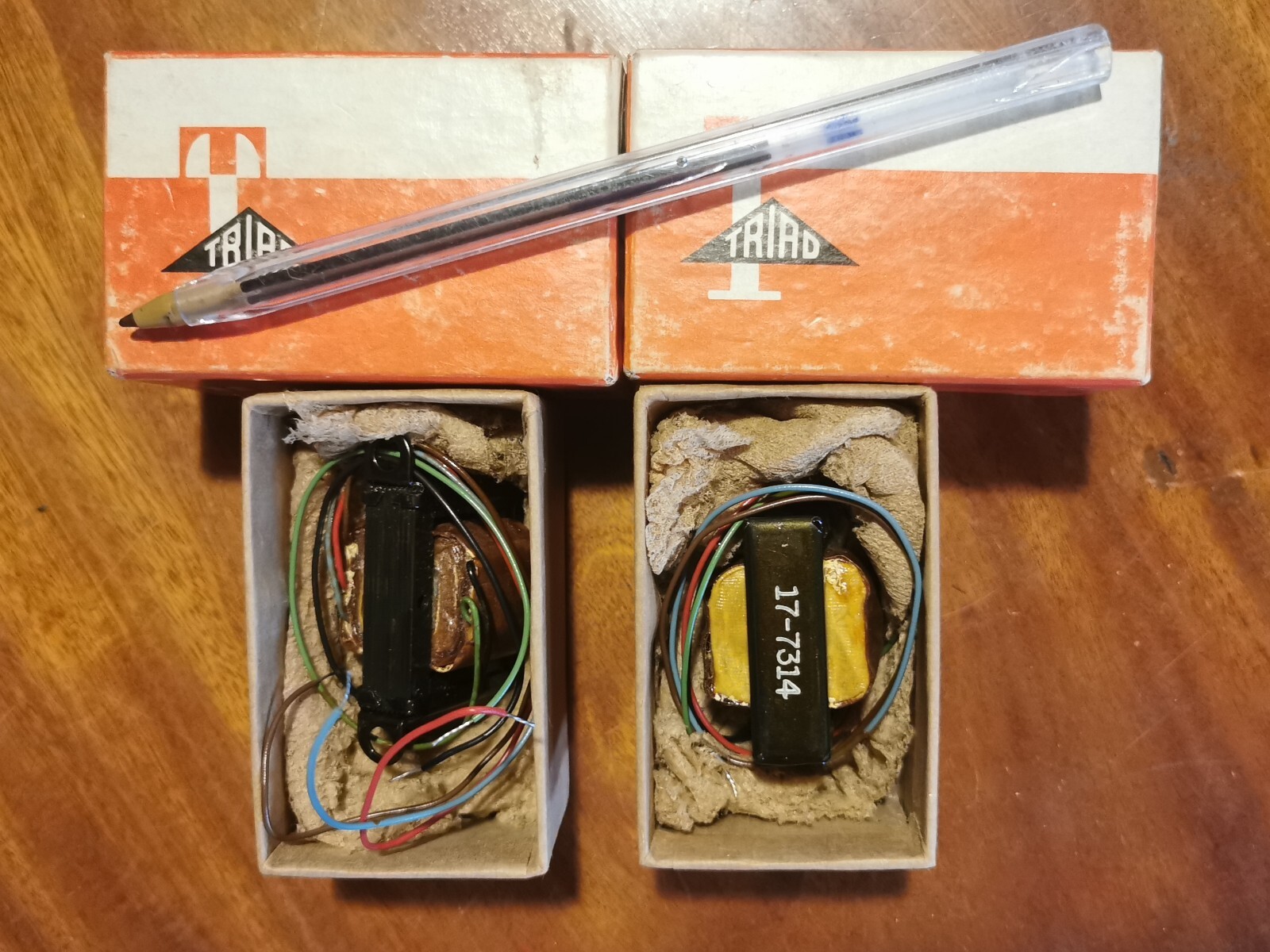 *MATCHED PAIR* TRIAD A3X mic MC step-up audio input transformer UTC ALTEC DUKANE