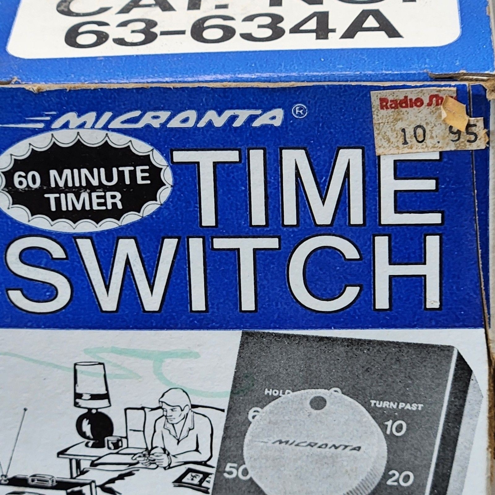 Micronta 60 Minute Time Switch NOS 63-634A