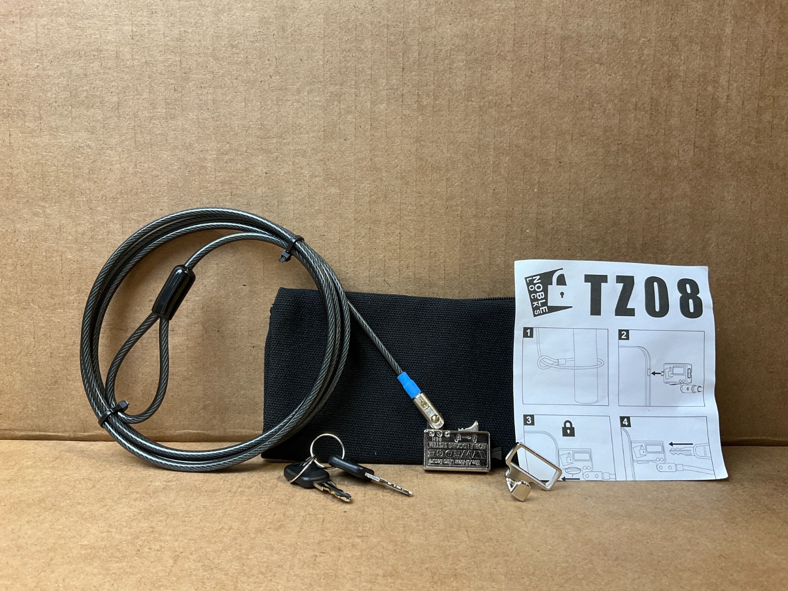 Noble Security Systems Low Profile Wedge Lock TZ08T ✨❤️✨