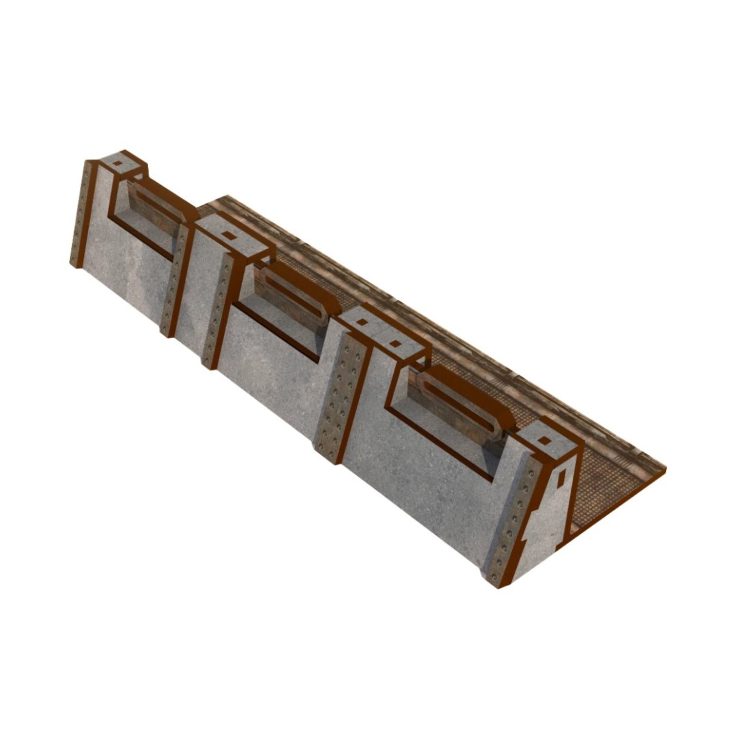 Multiverse Terrain Reinforced Trench (Straight) Pack New