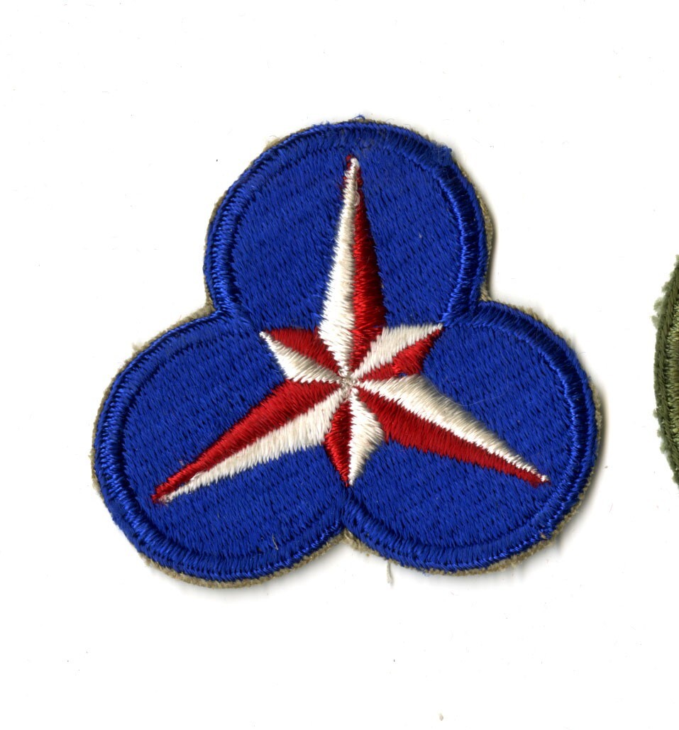 XXXVI Corps White Back Patch WWII Vintage Pacific