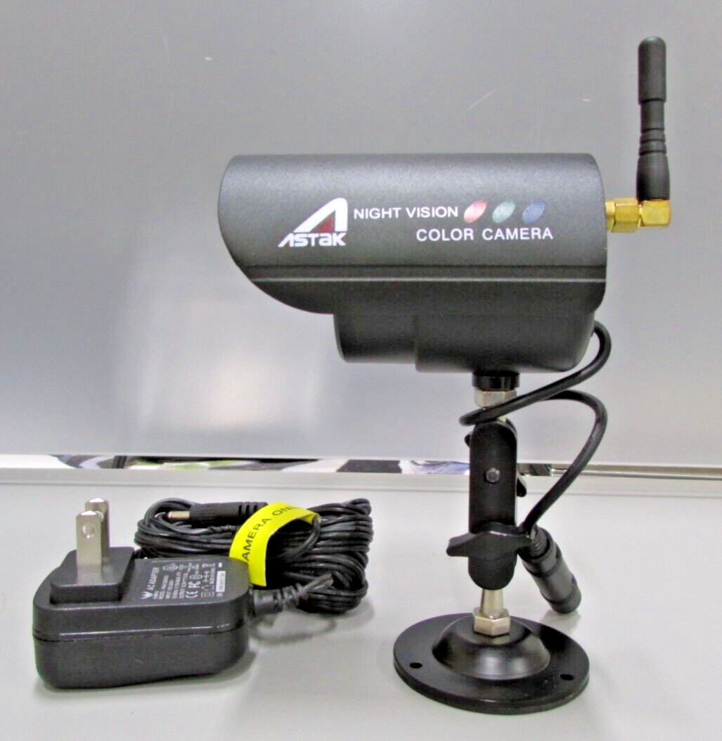 Wireless Day/Nigh Camera with Power Sulppy. Model WLC-102 Channel #1 Camera