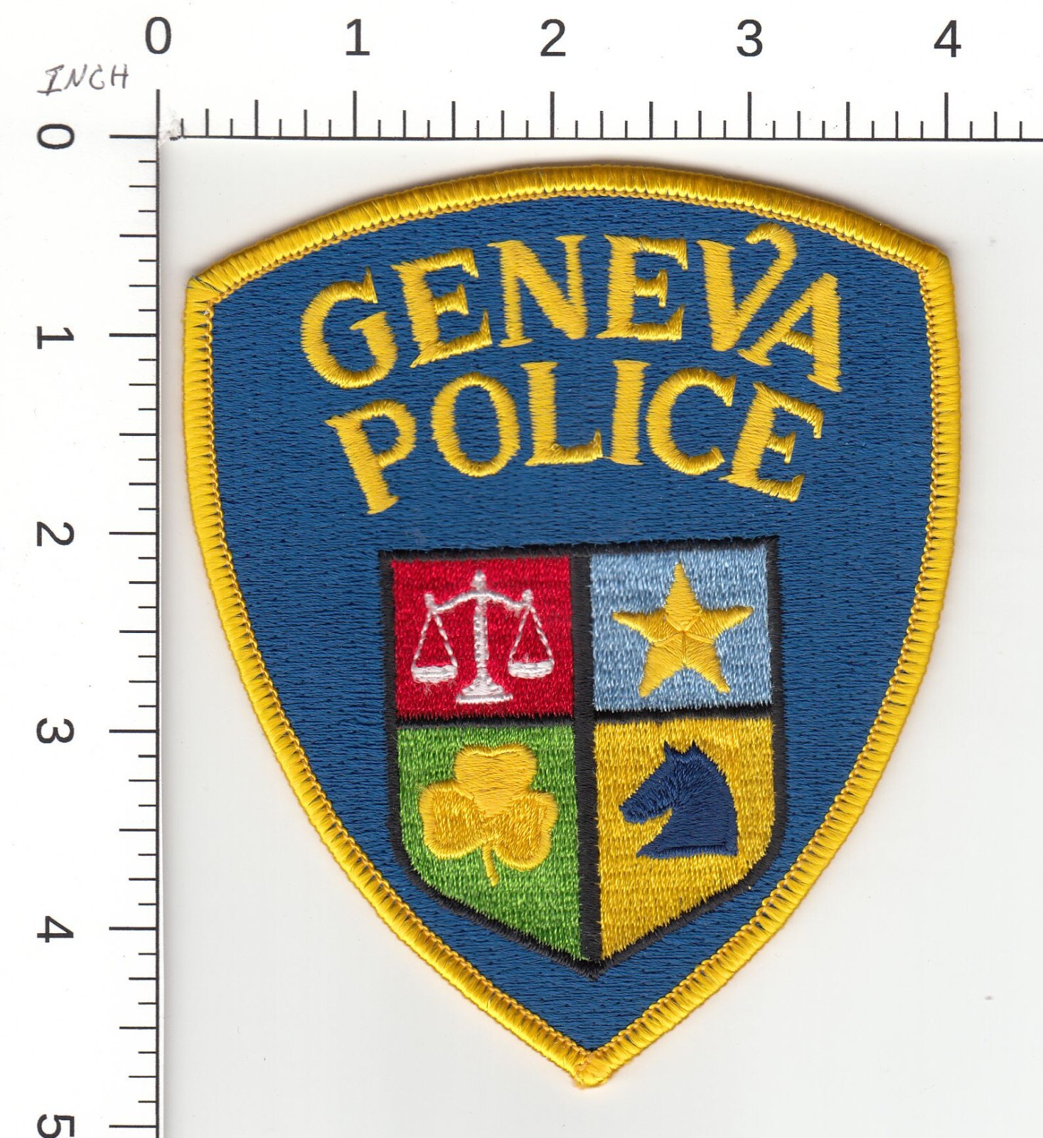 GENEVA  -- ILLINOIS POLICE COLLECTIBLE PATCH