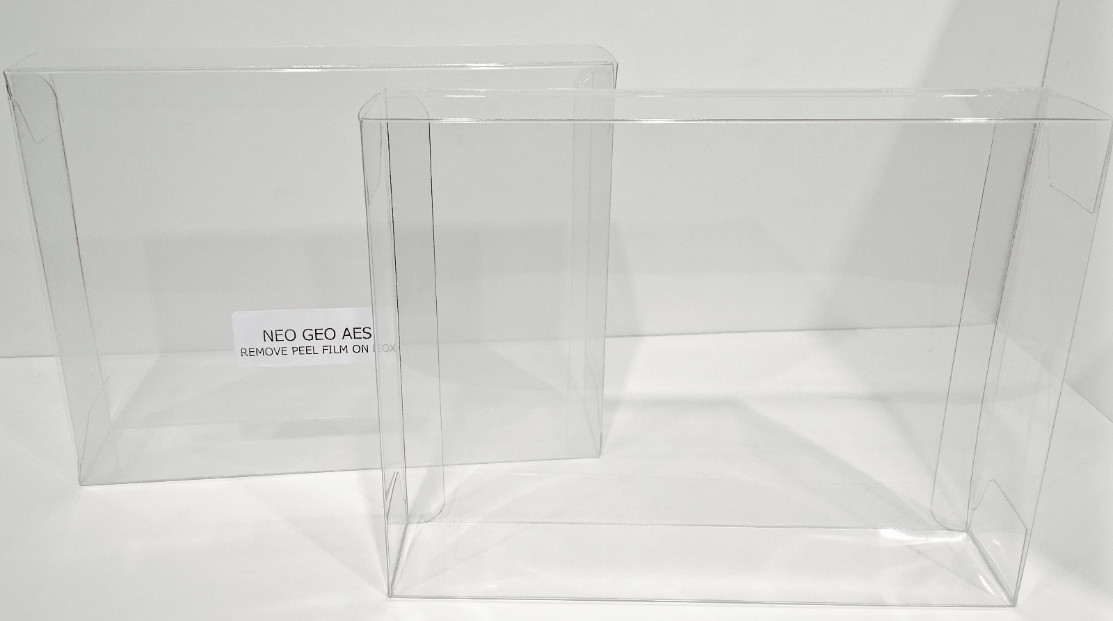 1 Box Protector For NEO GEO AES Game Boxes Standard / Clamshell Read! Custom