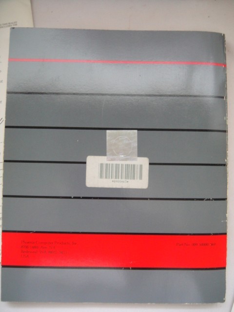 Vintage 1988 Phoenix Slim Microsoft MS-DOS V4.01 ~6 Discs +Users Guide +Orig Box