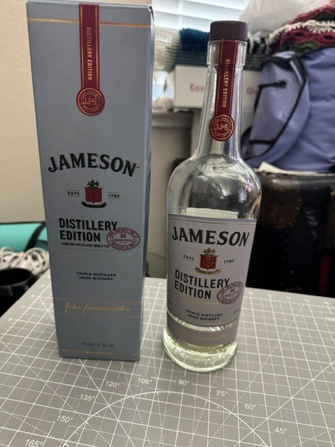 Jameson Distillery Edition Empty Bottle & Box Ireland Exclusive