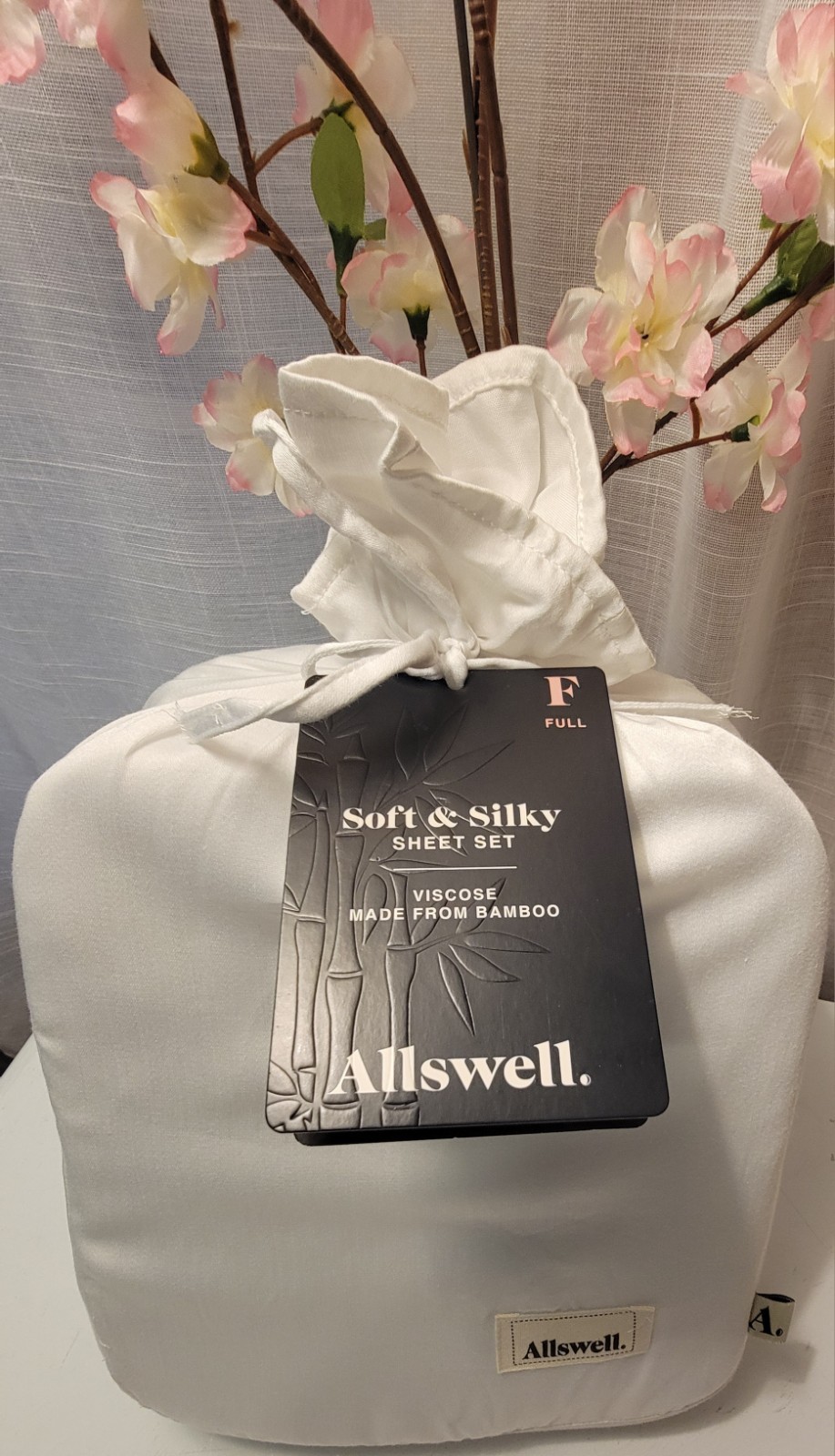 Allswell Soft & Silky Sheet Set Full Size, Bleached Linen