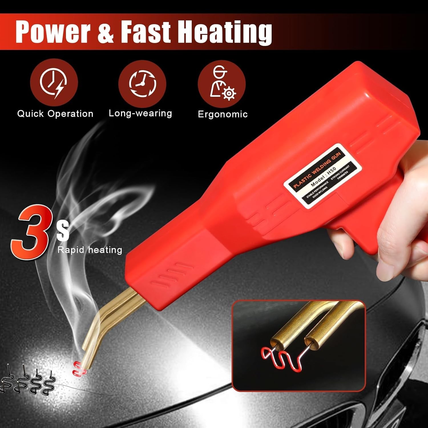 V-Style Heavy Duty Oxy Acetylene Torch Kit with CA 2460 Attachment, HD310C Handl