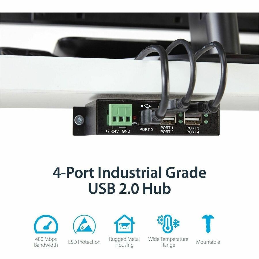StarTech 4-Port USB 2.0 Hub (ST4200USBM)