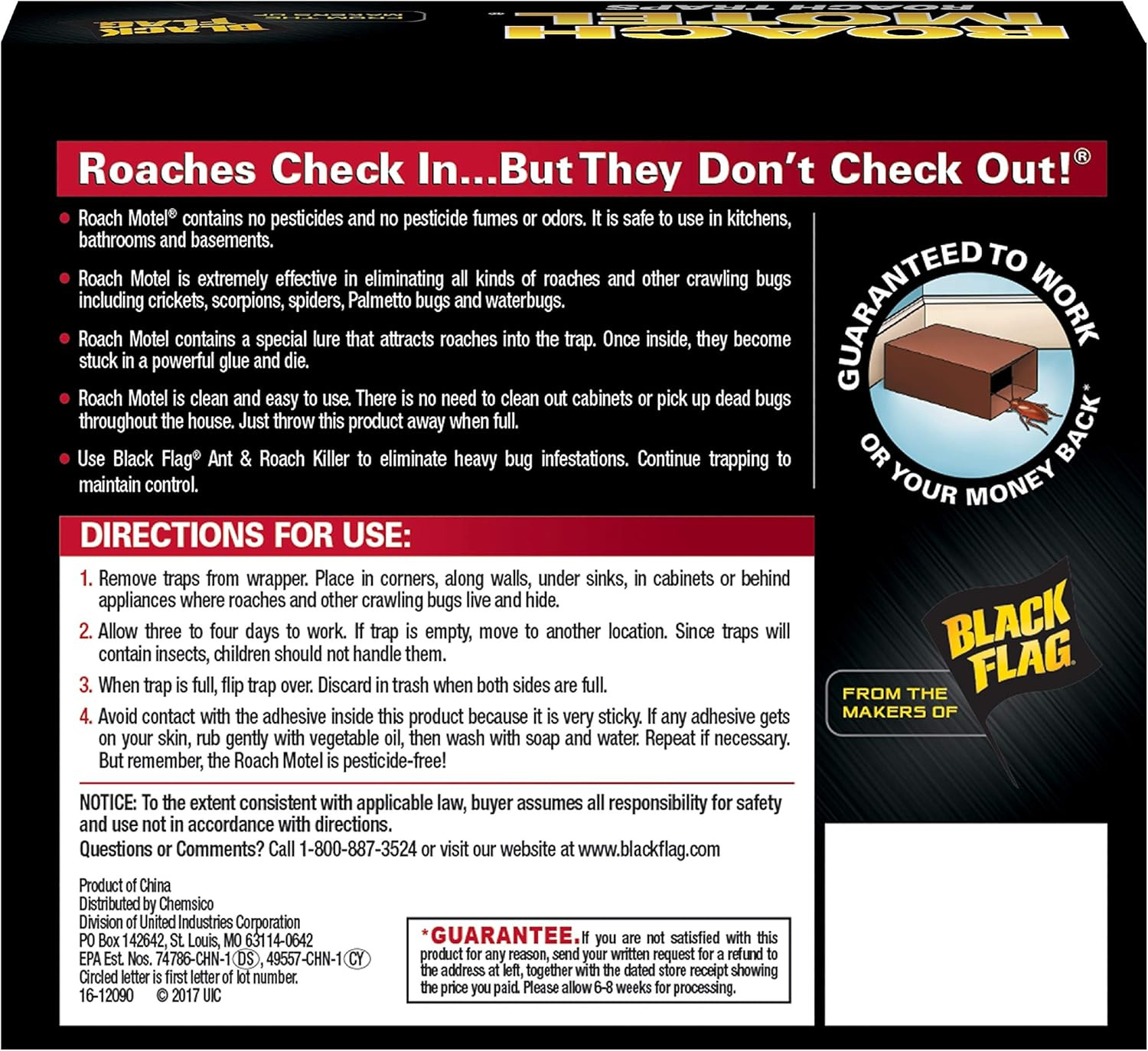 Roach Motel Traps, 2-Count, 1-Pack