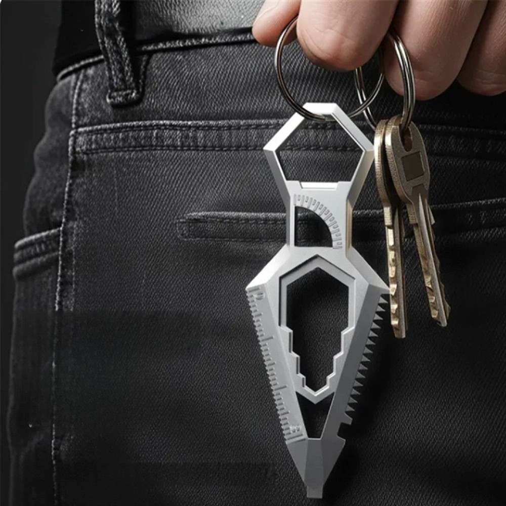 Outdoors Multitool Portable Keychain Combo Tool for Everyday Carry and Camping