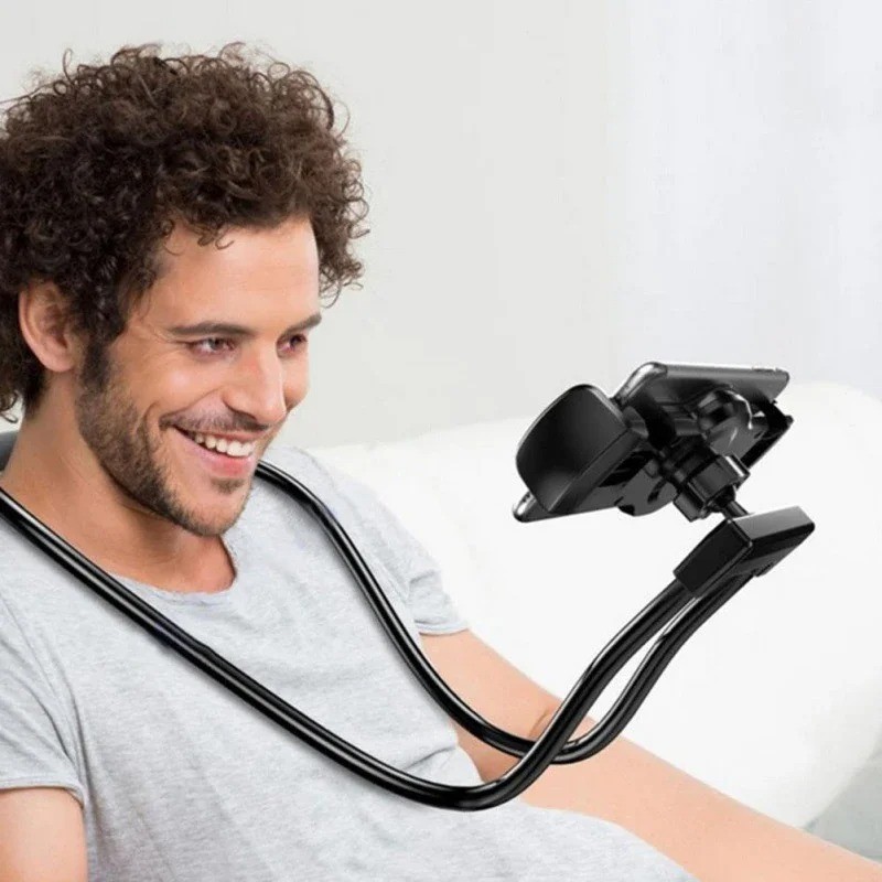 Flexible Neck Phone Holder 360° Lazy Stand Mount for iPhone Samsung Xiaomi