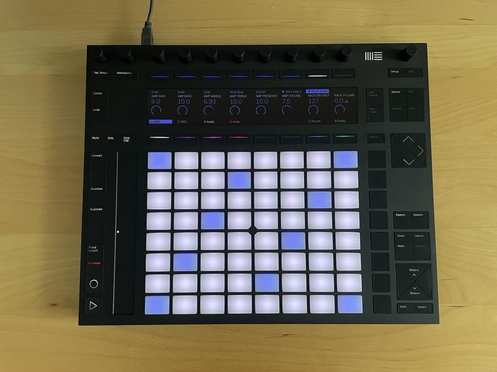 Ableton Push 2 + Decksaver Cover + 12 Studio Panels + 2 Risers