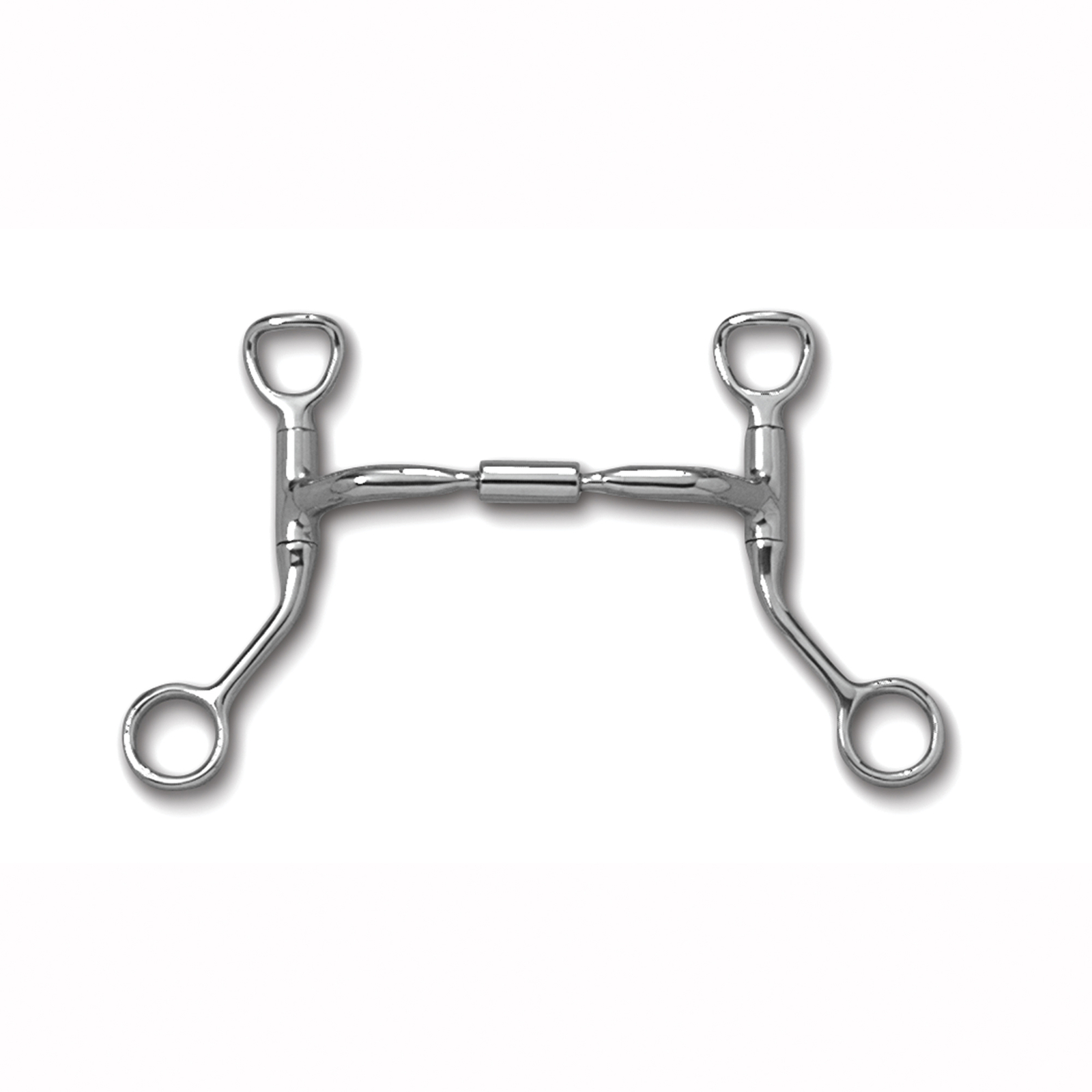 Myler HBT Shank with Sweet Iron Comfort Snaffle Wide Barrel MB 02