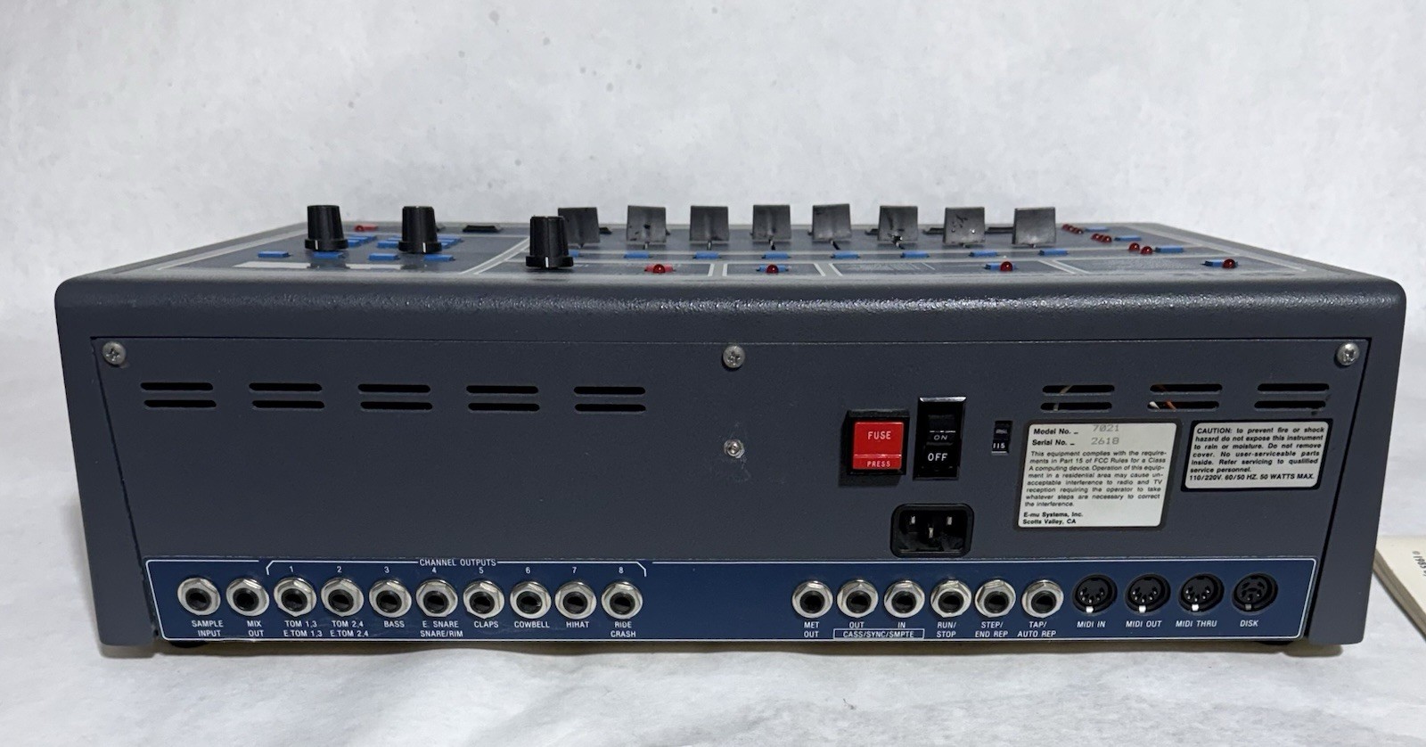 E-mu SP-12 Model 7021 Sampling Percussion/Drum Machine Vintage - For Parts