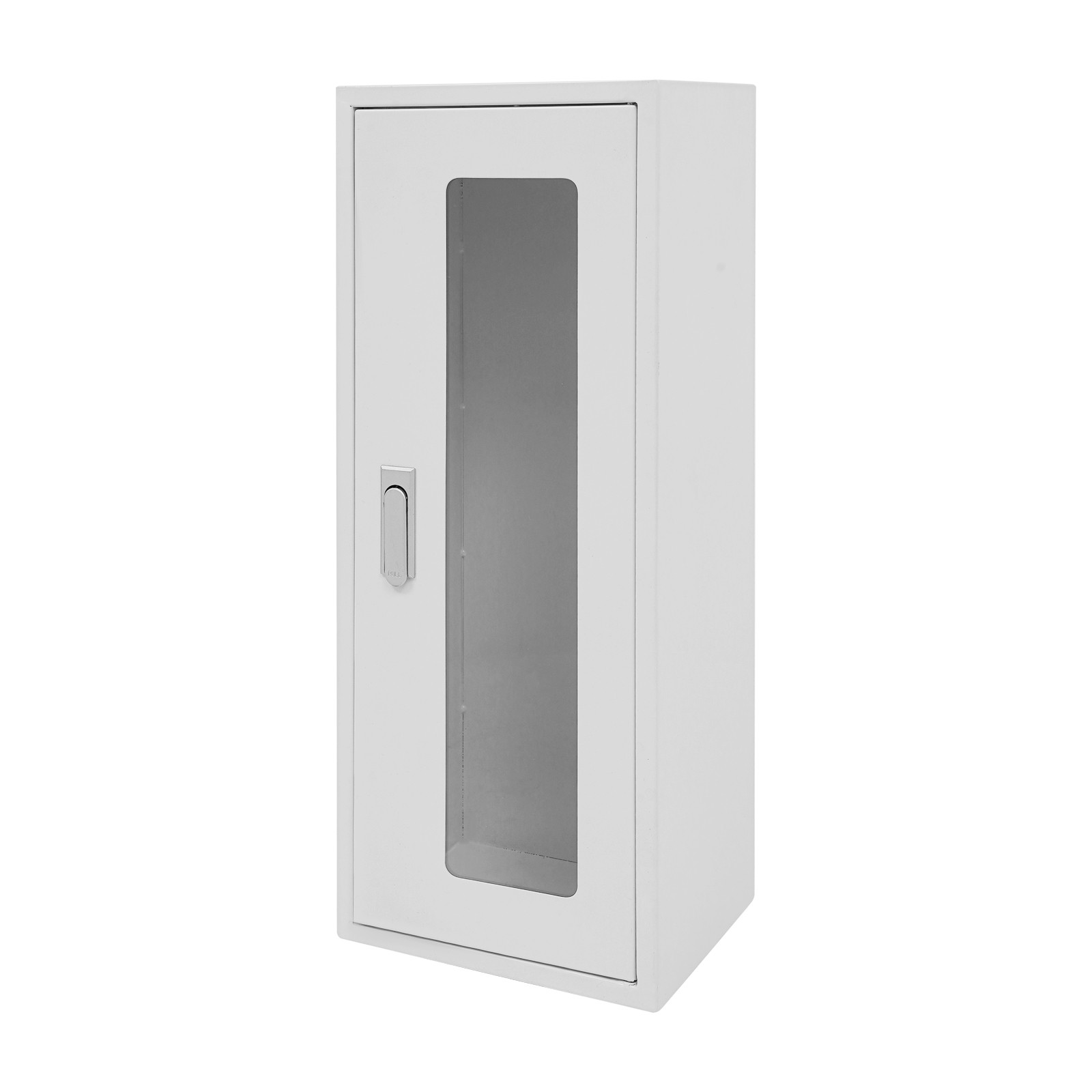 Fire Extinguisher Wall Cabinet FireTech Indoor Outdoor White Surface Mount